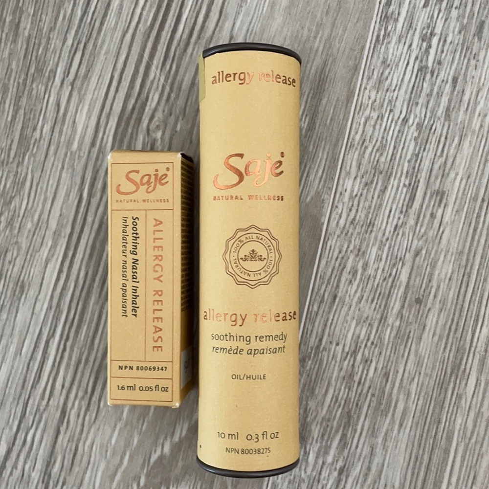 Saje allergy release